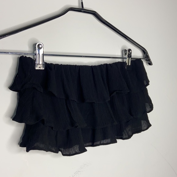 Forever 21 Ruffle Layered Tube Top - Picture 2 of 7